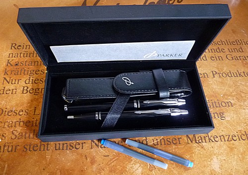 Parker geschenkset füller - parker, •